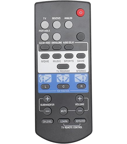 ヤマハ YSP-800 リモコン ホームシアター Amazon | ヤマハ Soundbar YSP-800 YSP800用交換用リモコン