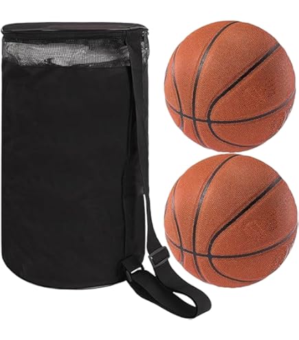 バスケットボール　2個 Amazon | バスケットボールバッグ 2個入れ ボールバッグ バスケバッグ