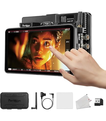 Amazon.co.jp: Portkeys LH5C カメラモニター 5.4インチ 800nit 4K