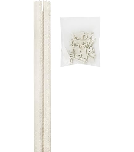 Patterns ByAnnie ZIPYD-287 Zipper Chain - 4 Yards Of #4.5 Nylon Coil Zipper With 16 Extra-Large Pulls - View #7