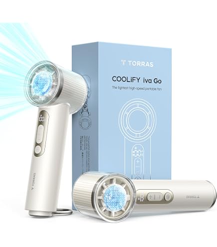 TORRAS COOLiFY iva ハンディファン 冷却プレート 手持ち扇風機