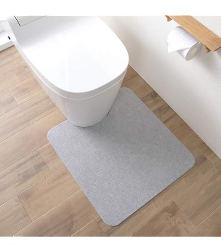 Amazon | 日本製 ホットトイレマット ナチュラルブラウン | 椙山
