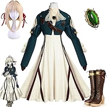 ヴァイオレット・エヴァーガーデン コスプレ 衣装＋ウィッグ Amazon.co.jp: 和顺の动漫豪華版 ヴァイオレット・エヴァー