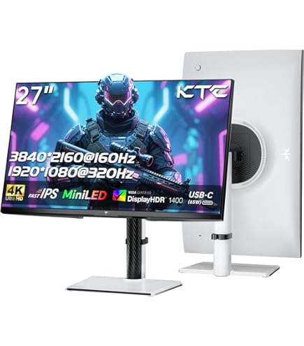 KTC 27インチ 4K UHD ゲーミングモニター Amazon.co.jp: KTC 27インチ 4K UHD 144Hz ゲーミングモニター - 高速