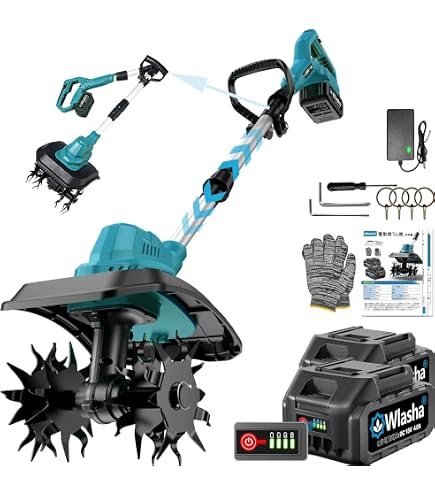 Amazon | 耕運機家庭用 充電式耕うん機 2026年最新型耕幅228mm/耕深