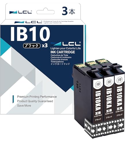 Amazon.co.jp: LCL エプソン用 IB10 IB10CL4A IB10KA IB10CA IB10MA