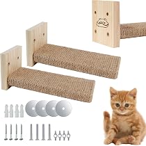 Amazon.co.jp: 猫 吊り橋 壁掛け吊り橋 木製 ハンモック吊り橋 猫用