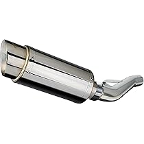 Amazon | DELKEVIC スリップオン エキゾースト マフラー / 200mm 円型