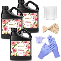 【新着商品】YIEHO 1500g UVレジン液, 大容量アップグレードされた超 Amazon | YIEHO 1500g UVレジン液, 大容量アップグレードされた超透明
