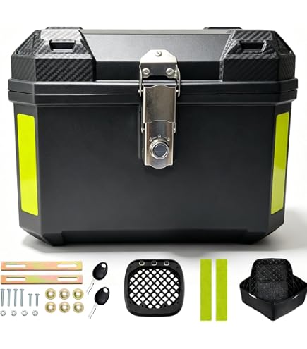 Amazon | ヤマハ ギア 適用 バイク用リアボックス 超軽量ABS製 大容量