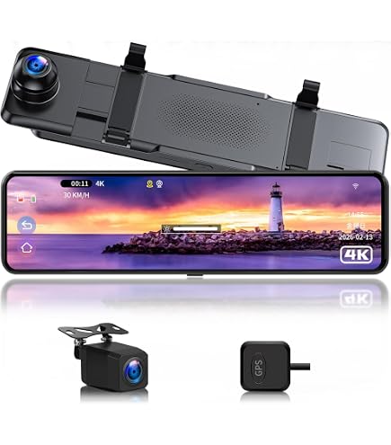 Amazon.co.jp: Changer Drive Recorder Mirror Type [ 4K+2.5K