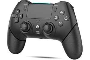 PS4コントローラー【2026年新版·金賞傑作】Onefun ps4 コントローラー 大容量1000mAh Bluetooth無線接続 背面ボタン付き マクロ機能 Turbo自動連射機能 6軸ジャイロセンサー搭載 16時間連続使用 高耐久ボタン イヤ