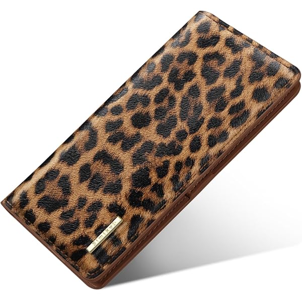 Daisy Rose Vegan Leather Phone Clutch & Wallet - RFID Blocking, Leopard Print, Holds Phone & Cards - View #5