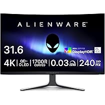 Amazon.co.jp: Dell AW3225QF 32 Inch Curved QD-OLED Alienware
