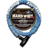 大阪繊維資材 INFIMO GUARDIAN LOCK ハードワイヤー・ビッグ 3層構造で愛車を守ります ブルー 1800mm IMA95306