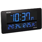 セイコークロック(Seiko Clock) セイコー クロック 掛け時計 置き時計 兼用 電波 デジタル 交流式 カラー液晶 シリーズC3 白 DL208W SEIKO