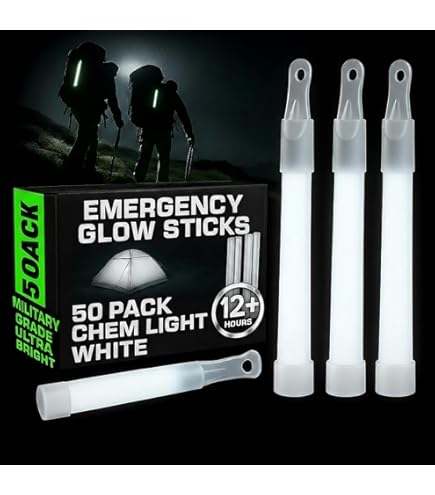 Glow Stick Activering Met Handschoenen