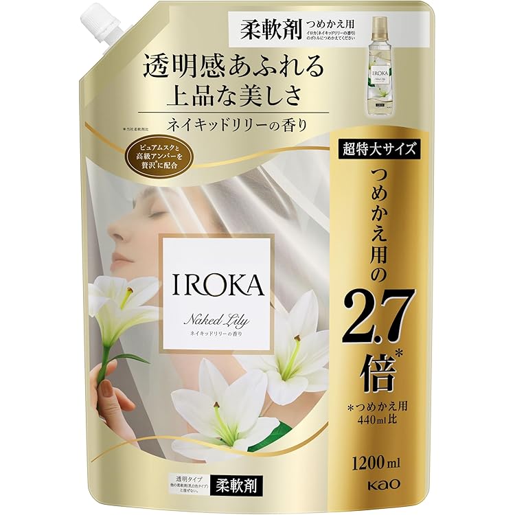 Amazon | iroka IROKAベースアップクレンズ 洗濯洗剤 詰め替え用500g×2