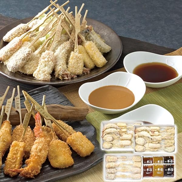 Amazon | 神戸串乃家 串揚げセット 10種 32串 特製タレ3種 IWJ2054