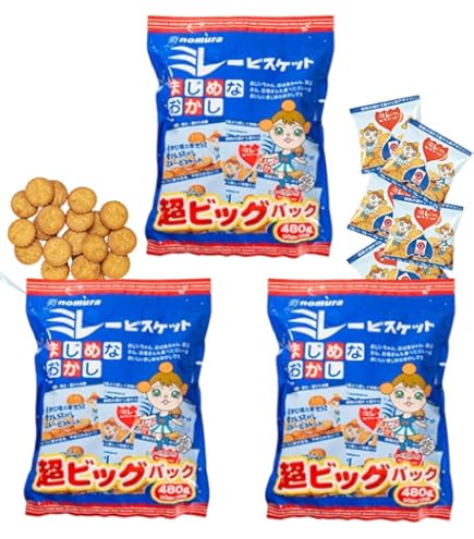 Amazon.co.jp: のむら 訳ありミレービスケット (220g×4袋) : 食品