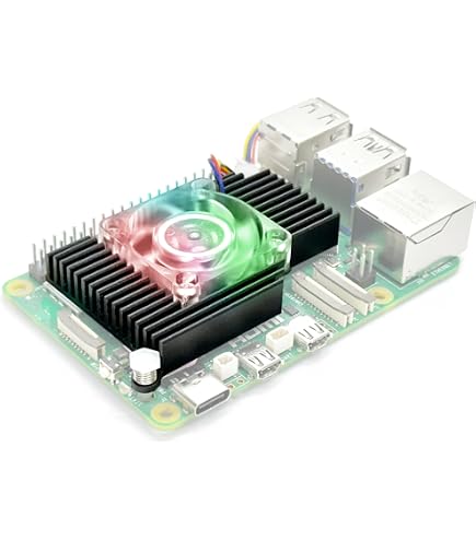Amazon.co.jp: 公式 Raspberry Pi 5 アクティブクーラー ― アルミ