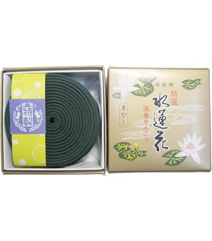 Amazon｜淡路梅薫堂の渦巻きお線香 約12時間 14巻 安全糸なしタイプ 沈