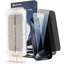 Amazon | 【覗き見防止】MAGIC JOHN 対応 iPhone 15 Pro Max 用 ガラス