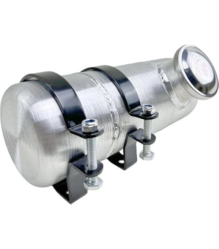JSD 0.72 Gallon Auxiliary Aluminum Gas Tank / Fuel Cell - 4" X 15", End Fill, 1/4" NPT Outlet, Small Fuel Cell