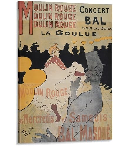 Amazon.co.jp: Genius Collections ロートレック ポスター 額付き