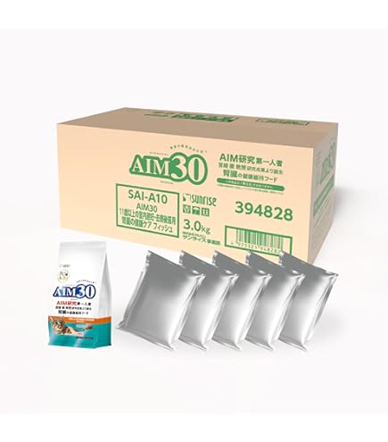 Amazon | AIM30 室内避妊・去勢後成猫用 健康な尿路・毛玉ケア