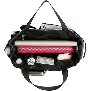 Y-Style 収納力がすごい!バッグインバッグ 全21ポケット 軽量 大容量 クッション素材 ナスカン付き