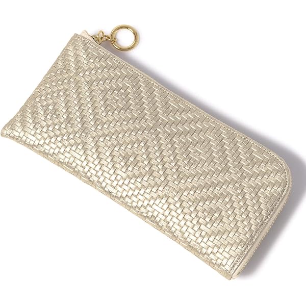 Amazon | Arukan アルカン 日本製 本革 財布 型押し メッシュ