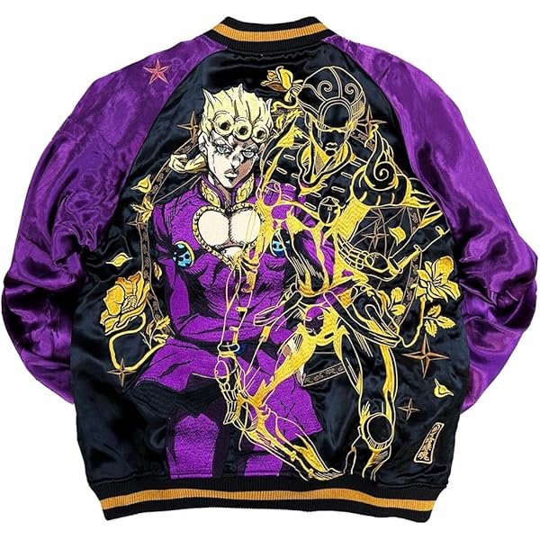 Amazon | [glamb] JOJO x グラム Giorno Giovanna ska JKT ジョルノ