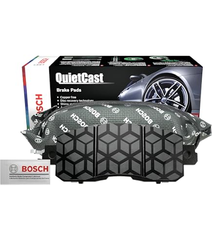 Bosch BE1565H Blue Disc Brake Pad Set - Front/Rear For Chevy Silverado HD, GMC Sierra HD, Nissan Titan XD