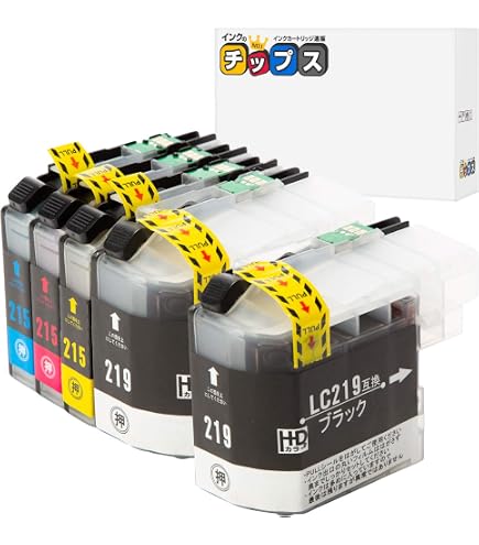 Amazon.co.jp: ZAZ LC219/215-4PK ×2セット 増量タイプ 合計8個セット