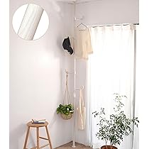 Amazon｜山善(YAMAZEN) 突っ張り ラック ポールハンガー シングル 全体