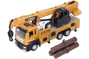 クレーン車のおもちゃ、子供用クレーン車合金摩擦ダイナミックデザイン調整を向上させる教育的回復クレーンおもちゃ、ホリデーギフト用