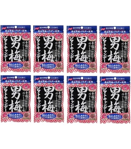 ノーベル 男梅 キャンデー 80g×48袋 (6×8) ケース販売 Amazon.co.jp: ノーベル 男梅 キャンデー 80g×48袋 (6×8) ケース販売