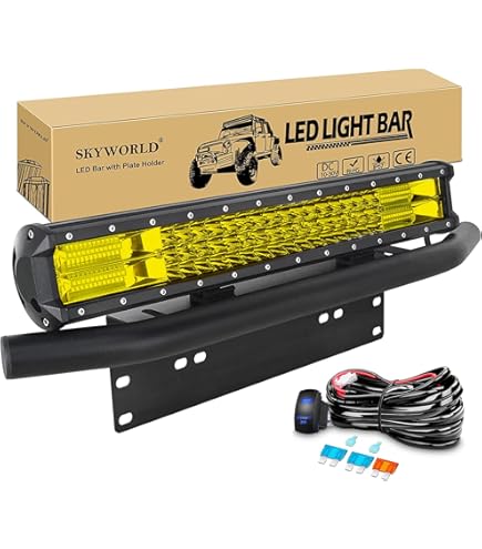 Amazon.co.jp: Auxbeam 20インチ 420W LEDライトバー 2個 4インチ 120W