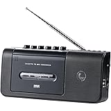 サンワダイレクト カセットテープ MP3変換プレーヤー デジタル化 PC不要 AM/FMラジオ付き AC電源/乾電池 400-MEDI043