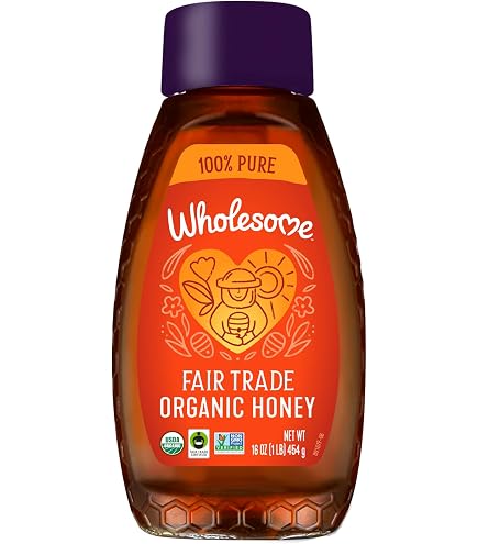 Amazon.co.jp: Wholesome オーガニックハニー 純粋 無添加 無農薬 蜂蜜 