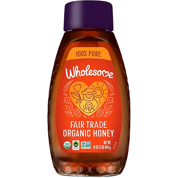 Amazon.co.jp: Wholesome オーガニックハニー 純粋 無添加 無