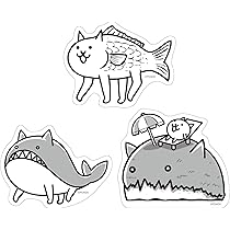 Amazon | にゃんこ大商店オリジナル ステッカーセット ウシネコ