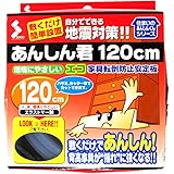 株式会社ソーゴ ソーゴ エコ家具転倒防止安定板 あんしん君 120cm クリアー eco-1200L