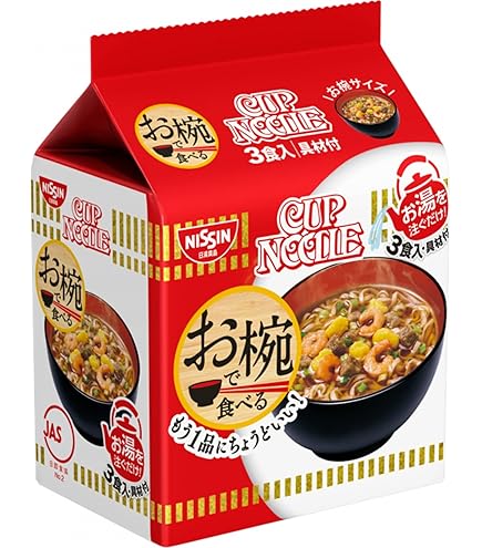 Amazon.co.jp: 日清食品 お椀で食べるカップヌードル 3食パック : 食品