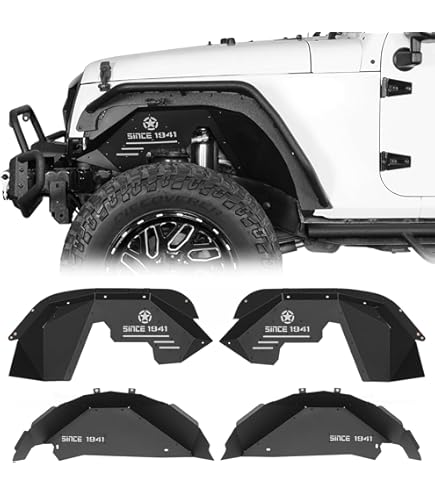 Amazon | KBD ボディキット Jeep Wrangler 2007-2018 4個 フロント