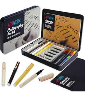 Amazon.co.jp: GETHPEN 8サイズ カリグラフィーセット – 書道