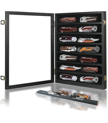 Amazon.co.jp: Triceratops ナイフディスプレイケース ロック可能な