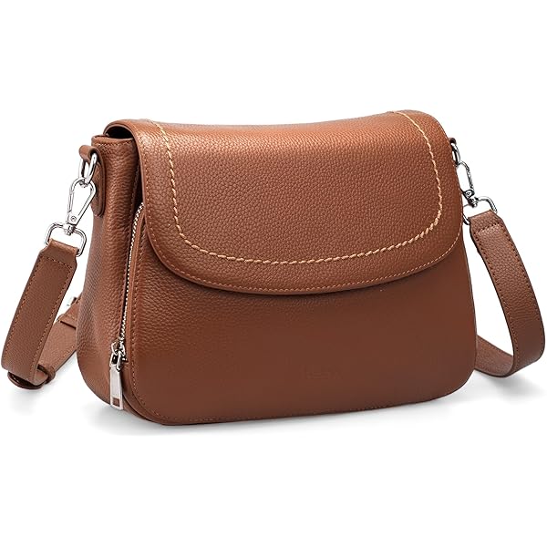 Leather Sling Bags One Side Purse Ladies Prettyzys Crossbody Bag