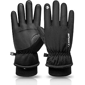 アウトドアグローブ 防寒グローブ メンズ【3Mシンサレート・裏起毛・零下15℃防寒】タッチパネル対応・滑り止め・革・厚手…